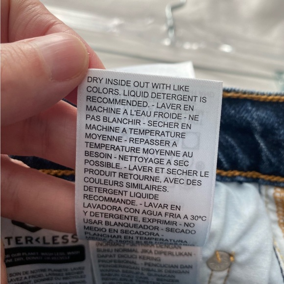 Levi’s Original 501 Button Fly Jeans Shorts Size 27 - Picture 8 of 10